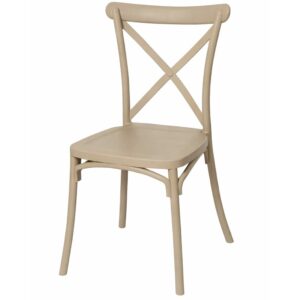 Boho rustikální kuchyňská židle béžová | Banketovynabytekcz | krzeslo-boho-bezowe-miniatura 1