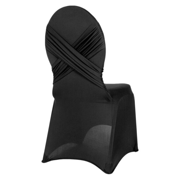 | chairs covers with stitching black