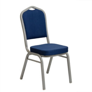Banketní židle Luxus 25x25x1.2 hladká modrá