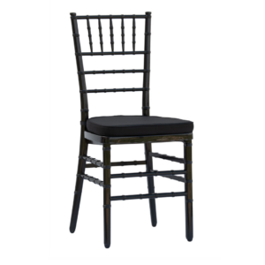 | Amerikanischer Hochzeitsstuhl Chiavari – Farbe Schwarz PP