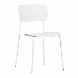 Moderní kuchyňská židle Elegante – bílá