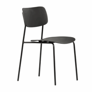 Moderní kuchyňská židle Elegante – černá