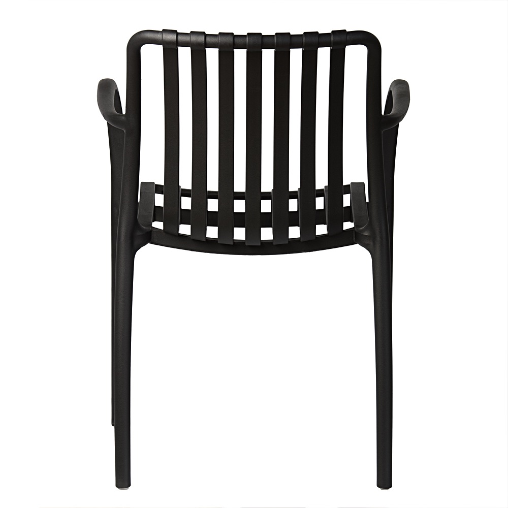 Zahradní židle Aura s prolamovaným vzorem černá | Banketovynabytekcz | Aura-czarne_0111jpg