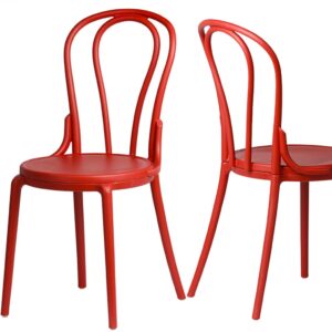 Klasická kuchyňská židle Vintage – červená