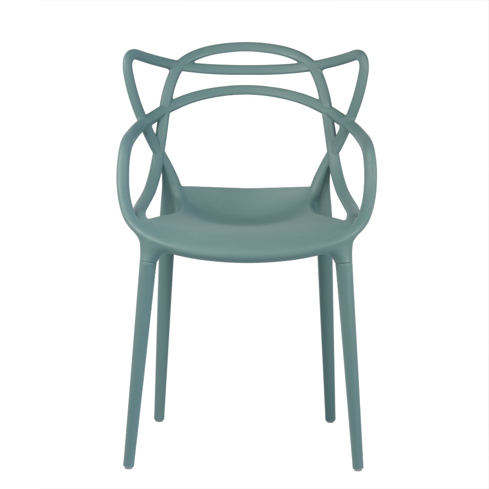 Moderní skandinávská prolamovaná židle Split šalvějová | Banketovynabytekcz | split-szalwiowy_9919jpg