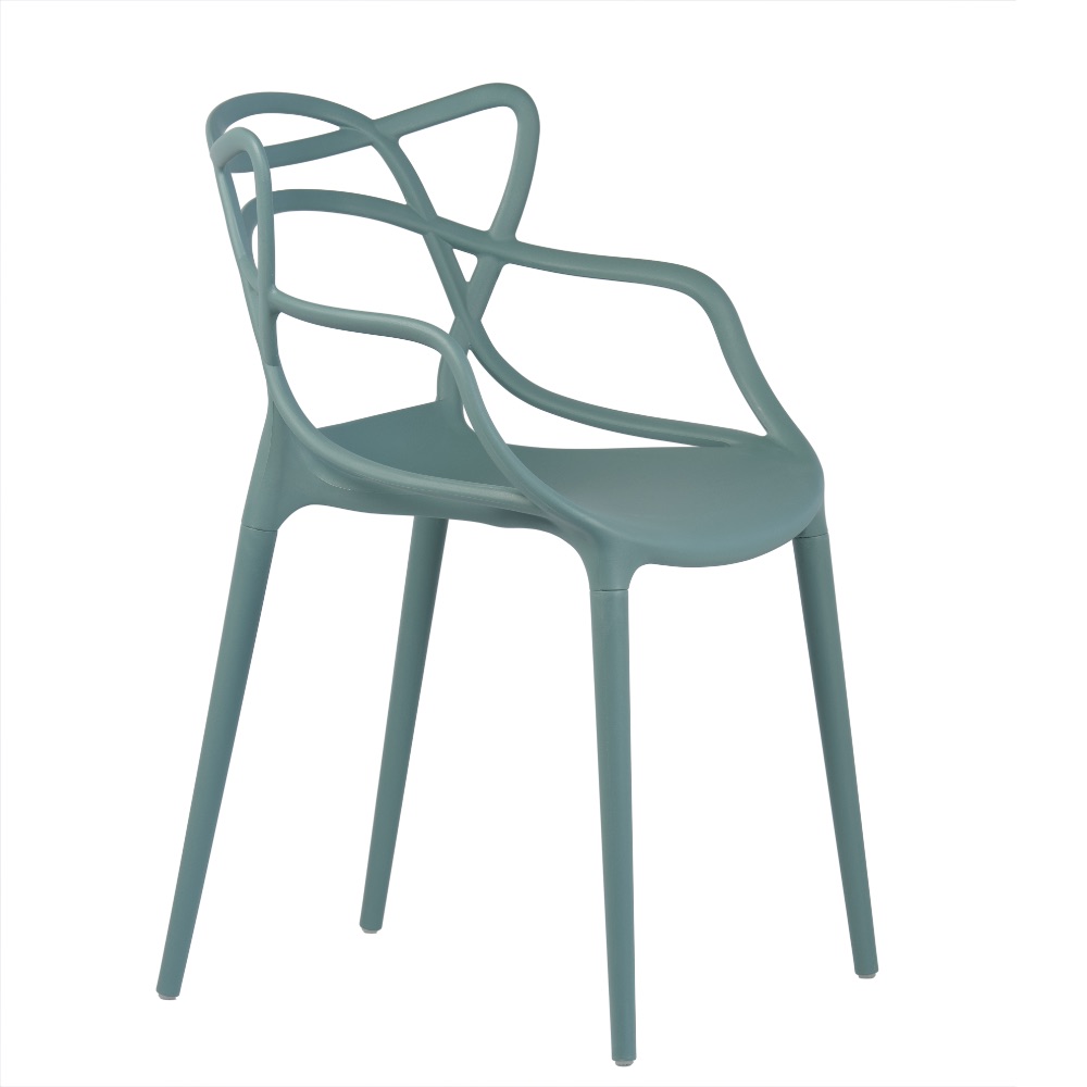 Moderní skandinávská prolamovaná židle Split šalvějová | Banketovynabytekcz | split-szalwiowy_9921jpg