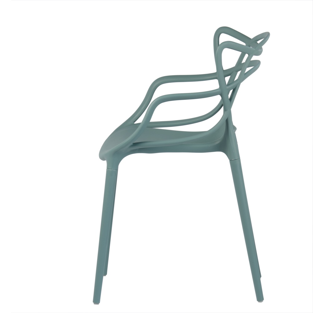 Moderní skandinávská prolamovaná židle Split šalvějová | Banketovynabytekcz | split-szalwiowy_9926jpg