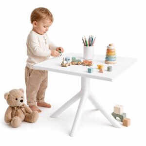 Dětský stolek Solo Mini 60 x 60 cm – bílý